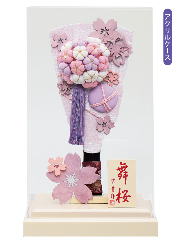 ケース入羽子板飾り